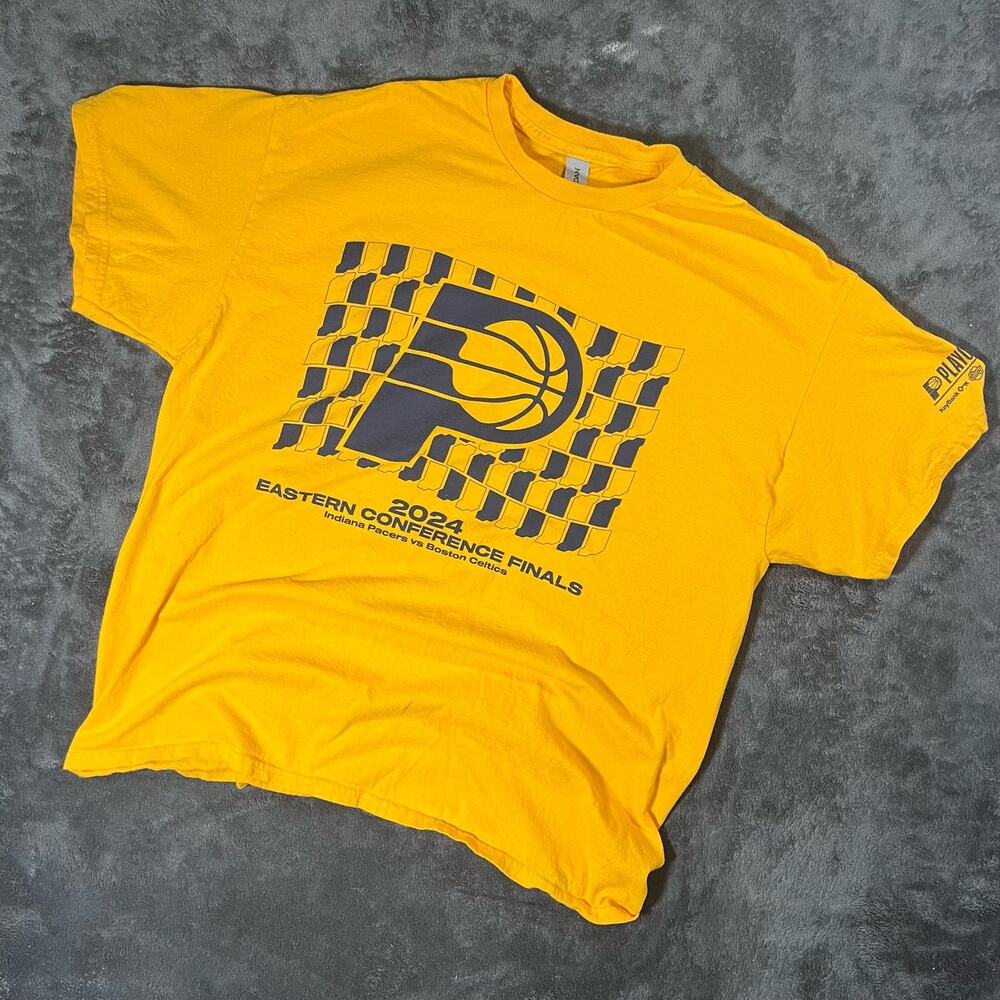 Indiana Pacers Boston Celtics SGA Eastern Conference Finals 2024 T Shirt XL